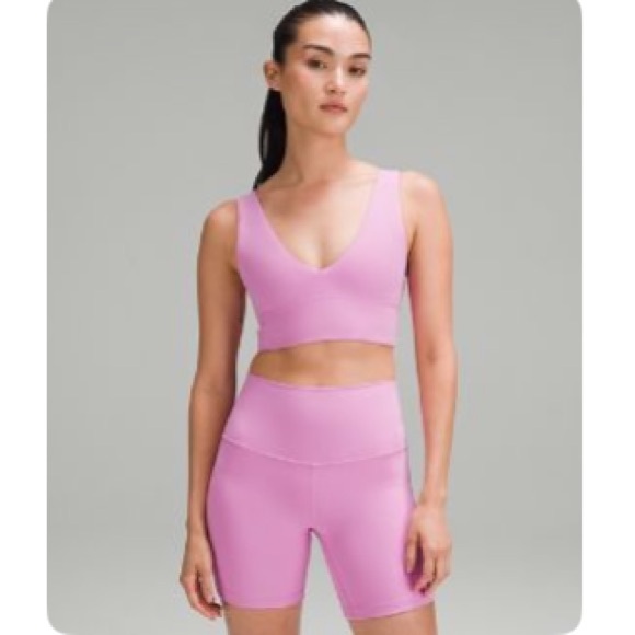 lululemon athletica Other - NWOT Lululemon Align™ V-Neck Bra
Light Support, A/B Cup, Dahlia Mauve